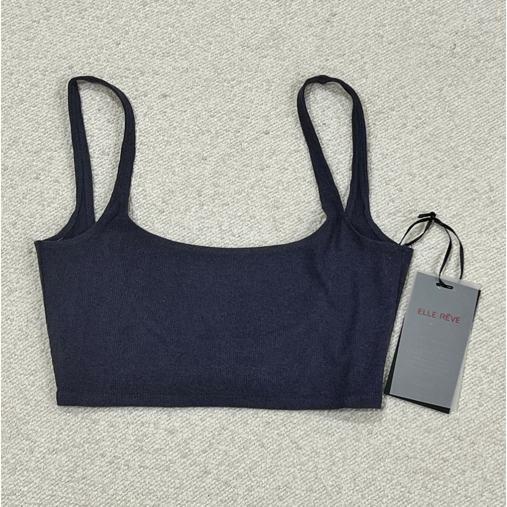 Elle Reve - Low Back Tank - Navy